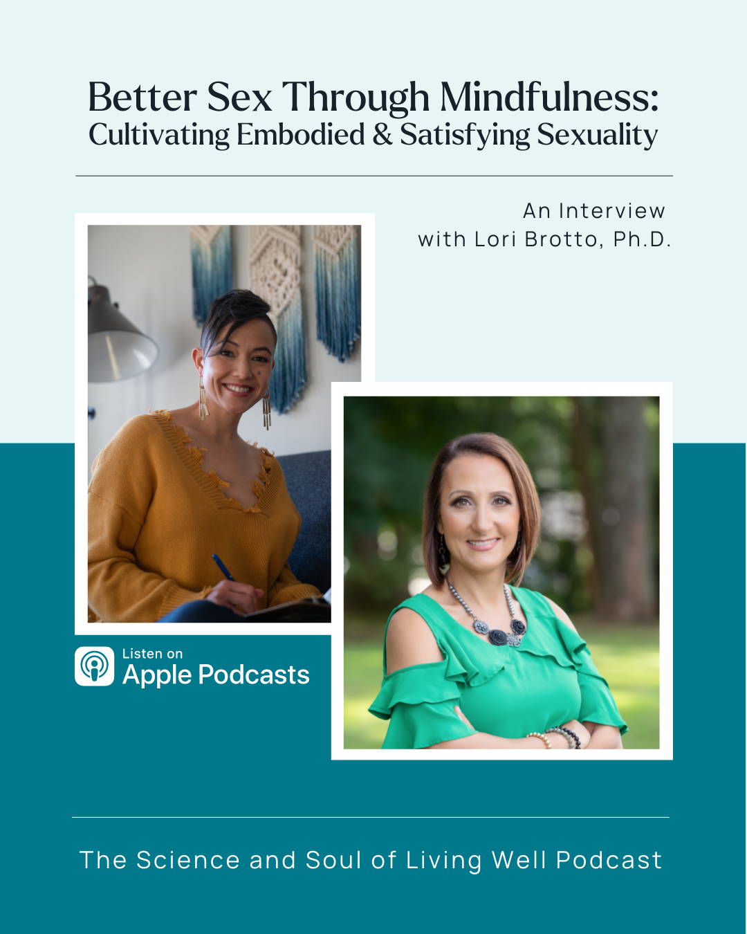 Better Sex Through Mindfulness An Interview With Lori Brotto Ph D Dr Melissa Foynes Phd